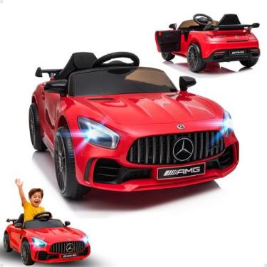 Imagem de Carro Eletrico Mercedes Benz-gtr Small Vermelho 12v 4.5ah - Tiggy