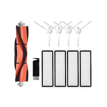 Imagem de Compatible With Xiaomi Robot Vacuum S10+ / S10 Plus Robot Vacuums Cleaner Spare Parts Main Side Brush Hepa Filter Mop Cloths Replacement(Set 4)