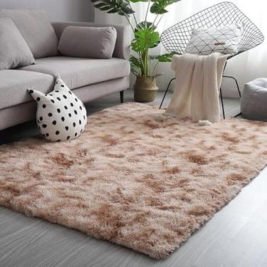 Imagem de Tapete 2x1,5m: Conforto e Decoração para sua Sala e Quarto (Bege Mesclado)