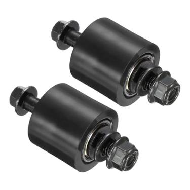 Imagem de PATIKIL Tensor de polia de rolo de 8 mm, 2 peças de tensor de polia de rolo de corrente mini peças de nylon tipo cilindro guia guia de corrente de roda conjunto deslizante para mini motocicleta Dirt