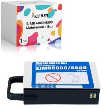 Imagem de hehua SJMB6000/6500 Caixa de manutenção SJMB6000 SJMB6500 Tanque de resíduos de tinta (1 pacote, 30.000 páginas) compatível com Colorworks CW-C6000A CW-C6000P CW-6030A CW-6030P CW-C6500A C6500au