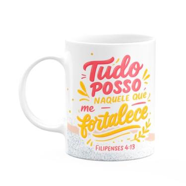 Imagem de JPS INFO, Caneca Religiosa Versículos Bíblicos - Filipense 4:13