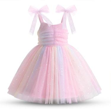 Imagem de Vestido TTYAOVO Toddler para festa de aniversário de menina 3Y com laç