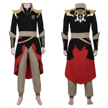 Imagem de Weixu Fantasia masculina cosplay assassino vampiro uniforme Halloween Carnaval roupa de festa 3GG