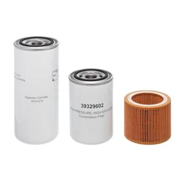 Imagem de 88171913 Filtro de ar 39329602 Filtro de óleo e 24121212 Kit separador de óleo/ar, kit de manutenção para compressor de ar de parafuso Ingersoll-Rand UP5 UP6