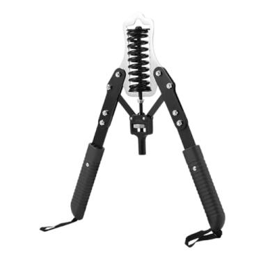 Imagem de Dynwave Aparelho de exercício para os braços com barra giratória de resistência ajustável de 41 cm (16,1 polegadas) de comprimento em aço carbono, Mola única