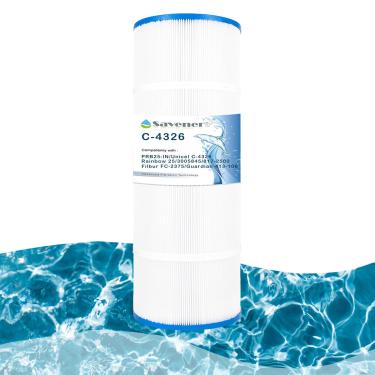Imagem de Savener PRB25-IN Cartucho de filtro de spa compatível com Unicel c-4326 25 pés quadrados Guardian 413-106 Filbur FC-2375 R173429 Darlly 42513 1 pacote