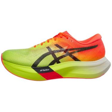 Imagem de ASICS Tênis de corrida unissex METASPEED Sky 3, Segurança amarelo/preto, 13 Wide Women/11.5 Men