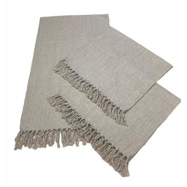 Imagem de Jogo de Passadeira de Tear, Tapete de Cozinha, 3 Peças(AREIA MESCLADO-T)