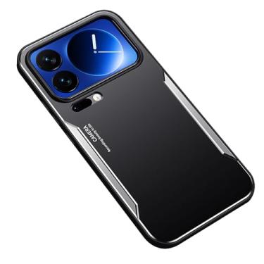 Imagem de HAOMRIYL Capa para Xiaomi 17 Pro Max/17 Pro/17, capa de proteção de lente traseira de PC antiqueda slim fit, prata, 17 Pro