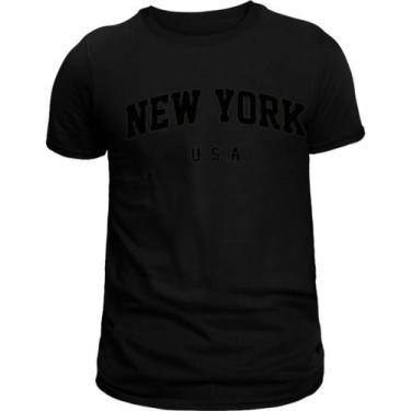 Imagem de Camisetas Masculina Nova York 100% algodão - NoBrand, Preto, GG