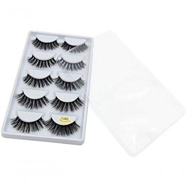Imagem de Cílios Postiços Volumoso 3D - Kit 5 Pares