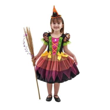 Imagem de Fantasia Bruxinha Sapeca Infantil Tamanho G