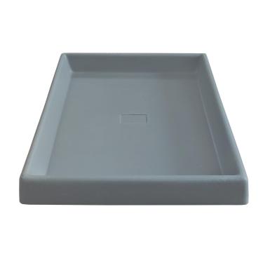 Imagem de Prato Base Grande Quadrado Vaso Planta Em Polietileno 50 Cm