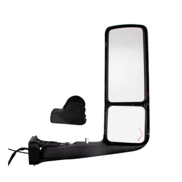 Imagem de Adequado para Truck International LT625 2017+ retrovisor de porta cromado aquecido com luz de sinal LED e CB, lado direito do passageiro direito direito direito