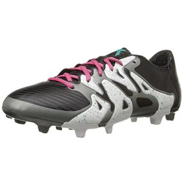 Imagem de adidas Tênis de futebol masculino Performance X 15.3, Preto/Shock Mint/Branco, 7