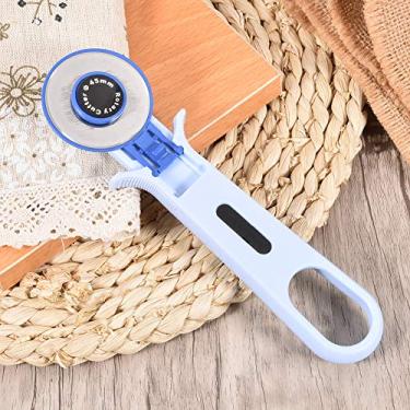 Imagem de Generic Cortador Rotativo Confortável para Segurar Cortador Rotativo 45mm, Design Seguro Couro Pano Escolar Plástico Oficina Uso Escritório Casa Trabalho Uso para Corte de Papel (45mm)