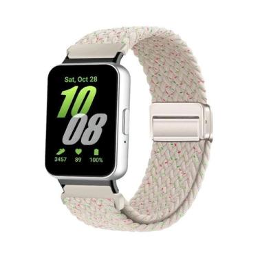 Imagem de Pulseira Magnética Ajustável De Nylon Para Samsung Galaxy Fit3, Acessó