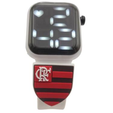 Imagem de Relógio Infantil Digital Escudo Mengão Flamengo_Br - Smactudo