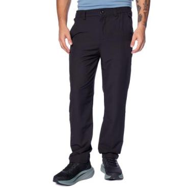 Imagem de Calça Masculina Gangster Tactel Reta Preto, Preto, 46
