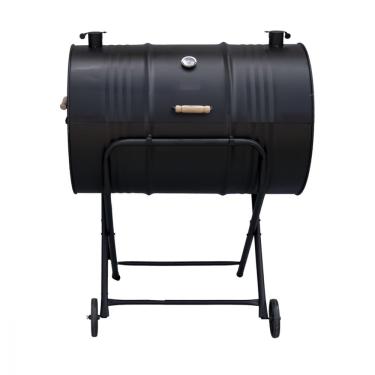 Imagem de Churrasqueira A Bafo Grill Tambor E Termômetro 200l C- Rodas