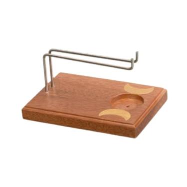 Imagem de Generic Porta-incenso de Mesa Decorativo em Madeira com Base Estável para Decoração de Casa.