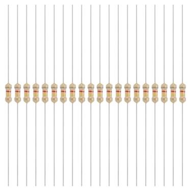 Imagem de YOKIVE 200 peças 1/4W (0,25 Watts) 820k Ohm 5% Resistor de filme de carbono, resistor fixo único de filme de carbono | Ótimo para dispositivos eletrônicos DIY, placas de circuito, sensores