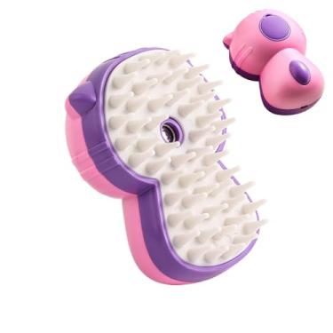 Imagem de Escova A Vapor Para Animais De Estimação - Pente Suave para Tosquia de Animais de Estimação,Pente De Massagem A Vapor Para Gatos Para Higiene,Para Cães E Gatos De Todos Os Portes Escovagem Segura Uso