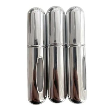 Imagem de Kit 12 Ou 6 Ou 3 Frasco De Perfume Recarregável 5ml(prata,3 unidade)