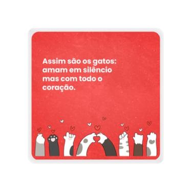 Imagem de Luminária Box Slim LED USB – Cat Cut Red