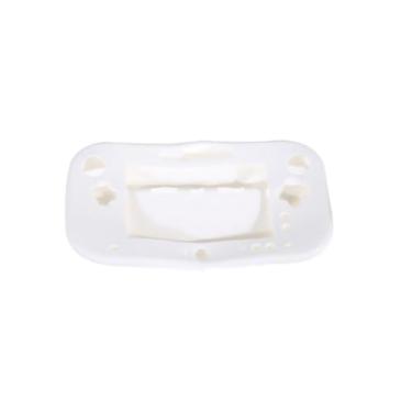 Imagem de Capa de silicone branca para controle de gamepad, capa protetora para controle sem fio Wii U, acessório