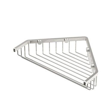 Imagem de Gatco 1514 Cesta de canto para chuveiro ou banheira de 23,5 cm de comprimento, níquel acetinado