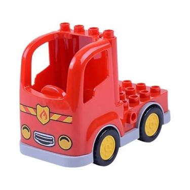 Imagem de Blocos De Montar Grandes Carro Esportivo Ônibus Jeep Caminhão Compatív