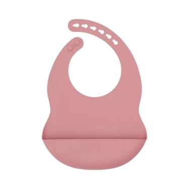 Imagem de Babador Ajustável De Silicone Impermeável Livre De BPA Para Bebês Esse