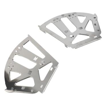 Imagem de EVGATSAUTO Dobradiças de Armário para Sapatos, 2 Peças, Substituição de Armazenamento de Rack de Prateleira de Aço Inoxidável para Instalação de Móveis (3 camadas)
