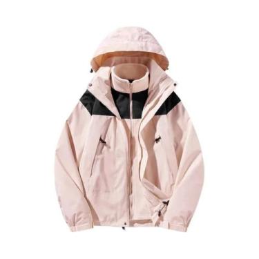 Imagem de Jaqueta Unissex Impermeável E Respirável Três Em Um Para Camping, Esqu
