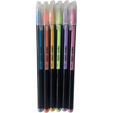 Imagem de Conjunto 6 Canetas Blacks Gel School Basics