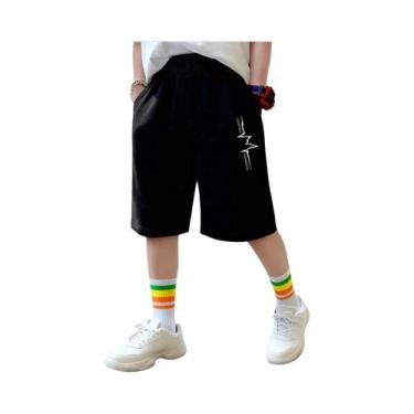 Imagem de Shorts Casuais De Verão Para Meninos Com Estampa De Aranha, Confortáve