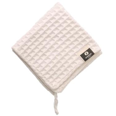 Imagem de Barista Bar Toalha Leite Tea Shop Máquina de Café Especial Absorção de Pano de Água Sem Lint Pano de Limpeza Pequena Toalha Quadrada (Branca)