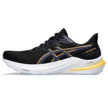 Imagem de ASICS Tênis de corrida masculino GT-2000 12, Preto/Amarelo Fellow, 8