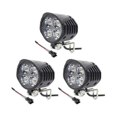 Imagem de Lanterna Frontal LED De Alta Potência 48V À Prova d'Água Para Biciclet