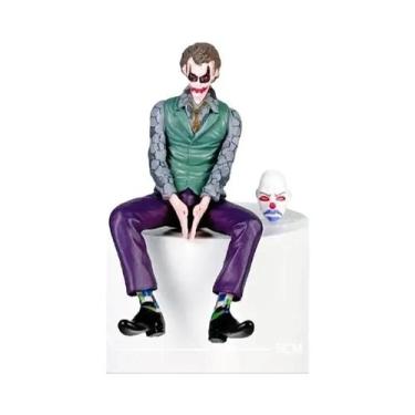 Imagem de Boneco Colecionável Joker Heath Ledger 10cm Sentado, Escultura, Adorno