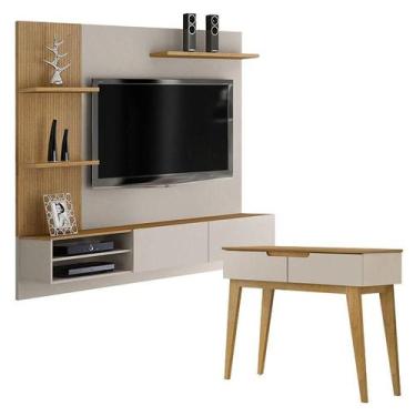 Imagem de Home Suspenso Montana e Aparador Bellíssima Off White Cinamomo - Valde