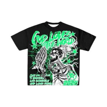 Imagem de Camiseta Gráfica 3D Unissex Para Crianças, Camiseta De Manga Curta Est