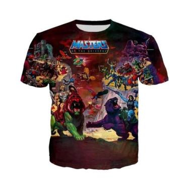 Imagem de Camiseta Unissex Oversized Com Estampa 3D He-Man Masters of the Univer