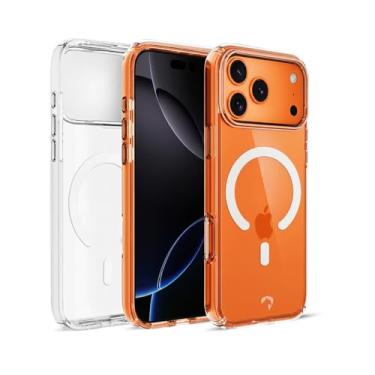 Imagem de Amet Capa Capinha Iphone 17, Ultra Case Crystal, Transparente, Com Magsafe Certificação Militar p/Quedas de até 3m, Anti-Shock, Reforço Lateral, Bordas Elevadas, Garantia 1 Ano