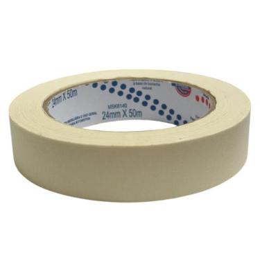 Imagem de Kit 10 Unidades Fita Crepe 24mm X 50m MSK6140 - EUROCEL