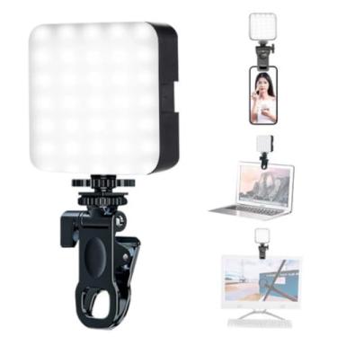 Imagem de Luz Led Clip-on Portatil P Celular Camera Video Flash Light Premium