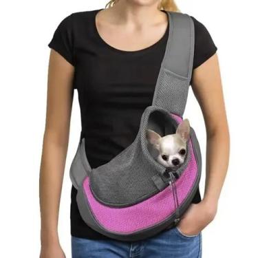 Imagem de Bolsa Canguru Transporte Pet Gato Cachorro Animais Estimaçao Confortav