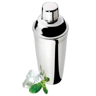 Imagem de MixSteel™ Coqueteleira Inox 500ml para Drinks e Caipirinhas – Aço Inoxidável com Coador PREMIUM - Bar Profissional